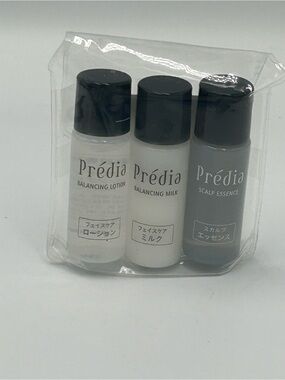 Men Grooming Trio – Black & White Travel Bottles